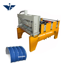 Automatic horizontal hydraulic crimping curved roll forming machine